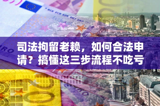 北京司法拘留老赖，如何合法申请？搞懂这三步流程不吃亏！