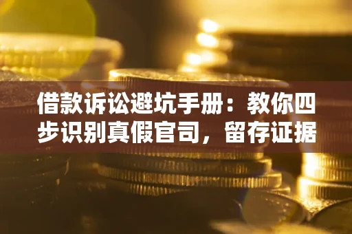 北京借款诉讼避坑手册：教你四步识别真假官司，留存证据不踩雷