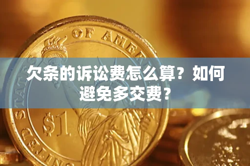 北京欠条的诉讼费怎么算？如何避免多交费？
