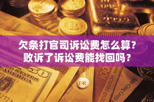北京欠条打官司诉讼费怎么算？败诉了诉讼费能找回吗？