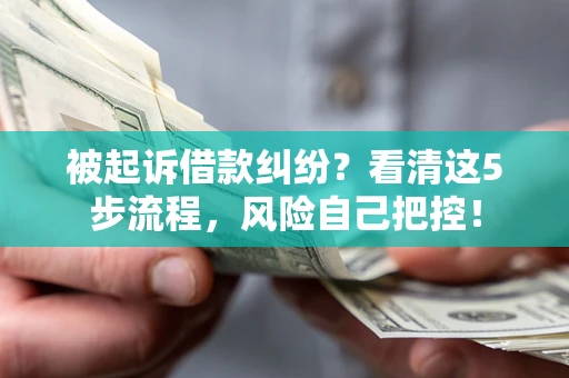 北京被起诉借款纠纷？看清这5步流程，风险自己把控！