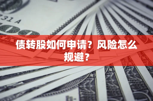 北京债转股如何申请？风险怎么规避？