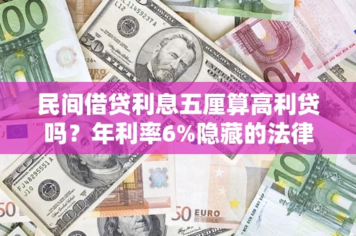 北京民间借贷利息五厘算高利贷吗？年利率6%隐藏的法律风险全解析